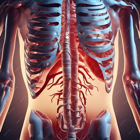 Anatomía Del Esqueleto Humano Ilustración Médica En 3d Anatomía Del