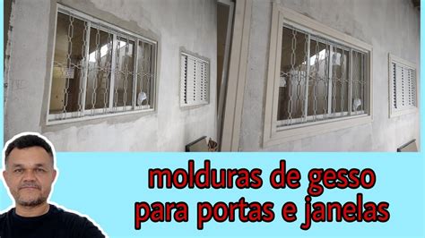 Moldura De Gesso Porta E Janela