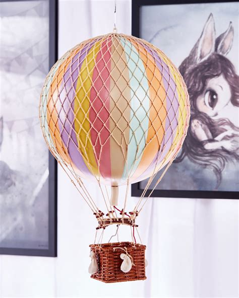 Royal Aero Hot Air Balloon Rainbow Pastel Newport