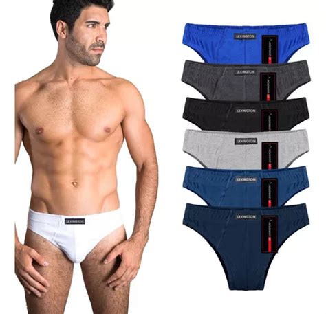 Pack Trusa Bikini Hombre Algod N Premium Ajuste Perfecto Cuotas Sin Inter S