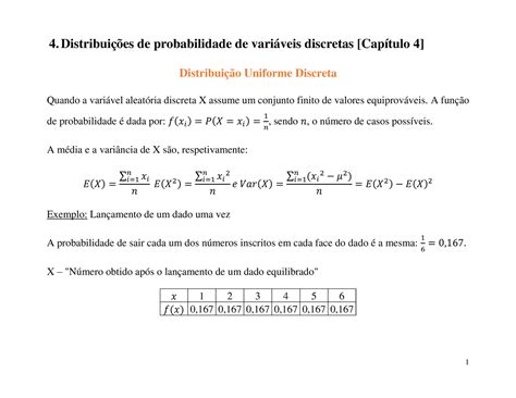 A Distribuição De Poisson é Uma Das Distribuições De Probabilidade