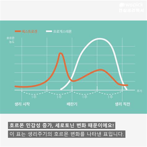 생리 때는 왜 이렇게 감정 기복이 심해질까요 감정 생리 캠페인