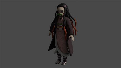 Nezuko Kamado Demon Slayer 3d Model 3d Printable Cgtrader Porn Sex