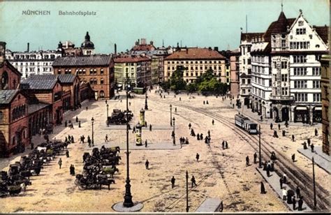 Ansichtskarte Postkarte M Nchen Bayern Bahnhof Akpool De