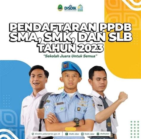 Pendaftaran PPDB Jabar 2023 Tingkat SMA SMK Dan SLB Dibuka 2 Tahap