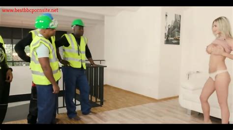 Construction Workers BBC Gangbang Hot Blonde