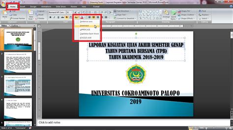 Cara Merubah Huruf Kapital Menjadi Huruf Kecil Di Microsoft Powerpoint