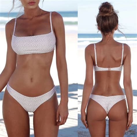 Ashley Sexy Push Up Unpadded Brazilian Bikini Set Eshop