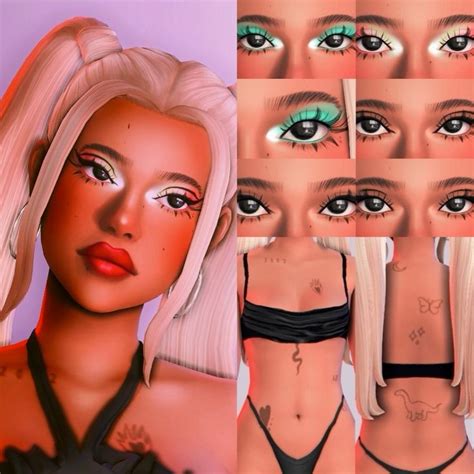 Vibrancy Collection Chewybutterfly Sims Cc Eyes Sims Body