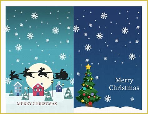 E Christmas Card Templates Free Of Christmas Notecards Christmas Spirit ...