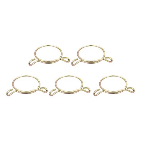 Fuel Line Hose Clips 5 Pack 42mm 65Mn Steel Single Wire Tubing Spring