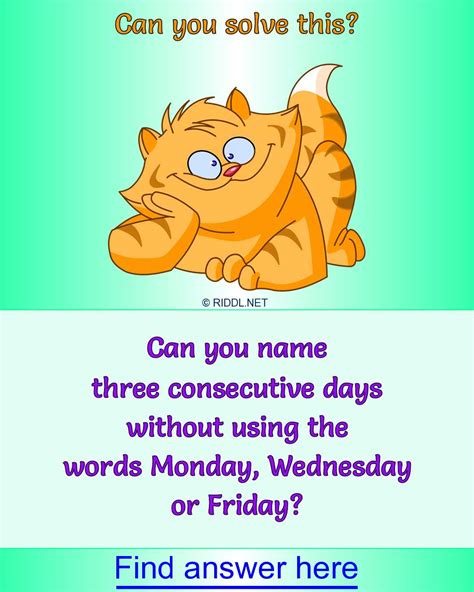 Test Your Wits Can You Solve These Tough Riddles