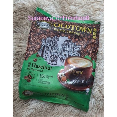 Jual Old Town White Coffee Hazelnut Flavoured In Instant Premix