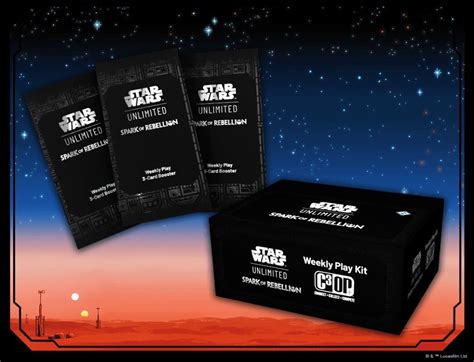 First Look At Star Wars Unlimited Organized Play Kits Wdw News Today