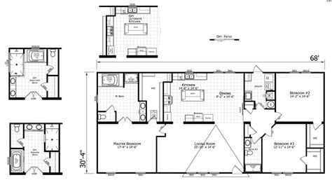 Fleetwood Mobile Homes Floor Plans 1997 Model