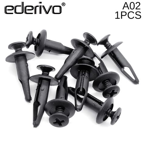 Ederivo 1pcs 63mm Auto Fastener Clip Car Trunk Door Board Trim Mudguard Plastic Screw Rivet