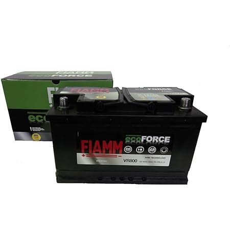 BATTERIA FIAMM ECOFORCE AGM VR800 80Ah 800A EN DX START STOP MHD