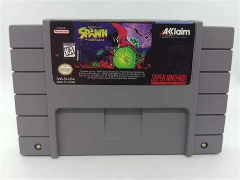 Jogo Spawn Video Game Super Nintendo Cartucho Snes Mercadolivre