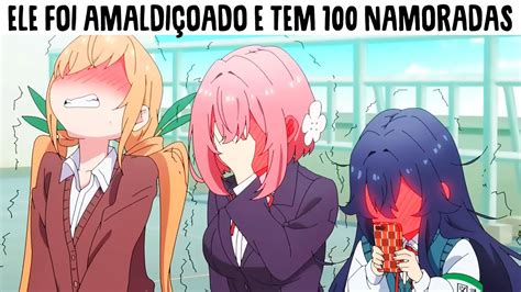 O Anime do MACHO ALFA Que tem 100 NAMORADAS o cara é bom kskssk