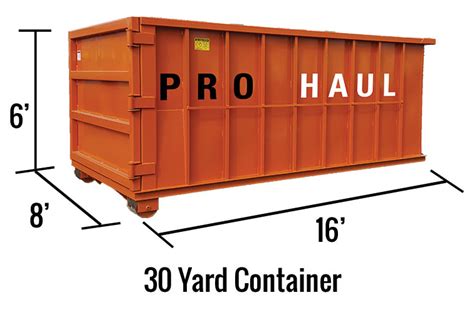 30 Cubic Yards Dumpster Rental | Pro Haul Dumpsters