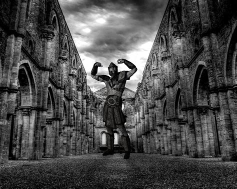 Download Giant Stone Statue Royalty Free Stock Illustration Image