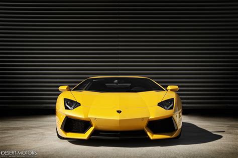 Papel De Parede Carro Amarelo Lamborghini Aventador Carro