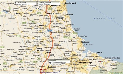 Durham Map Travel Map