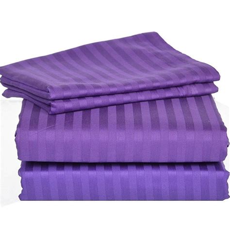 Purple Patterned Bed Sheets