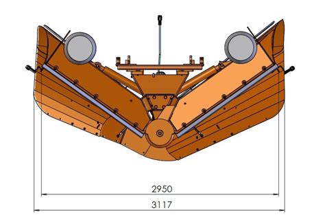 Ivalo Articulated Snow Plough Robust Snow Plough For Road Opening