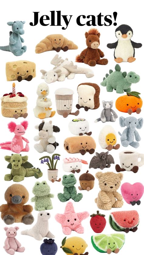 Jelly cats | Jellycat stuffed animals, Cute stuffed animals, Stuffed
