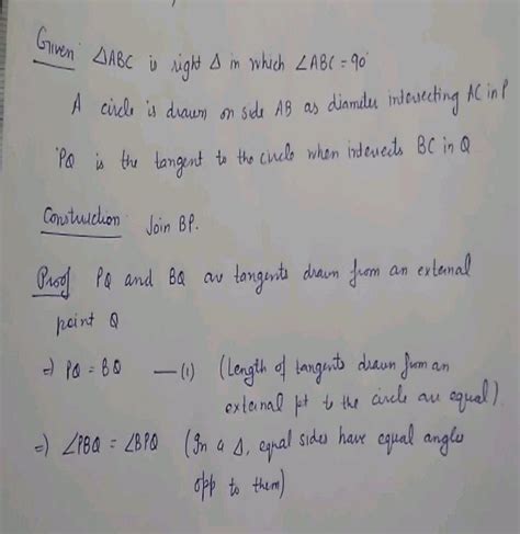 In A Right Angled Triangle Mathrm Apc Is Which Angle B