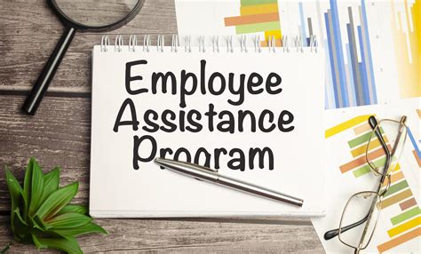 Notepad Chart And Calculator Top View Text Eap Employee Assistance