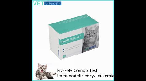 Feline Immunodeficien Leukemia Fiv Felv Combo Test Kit Youtube