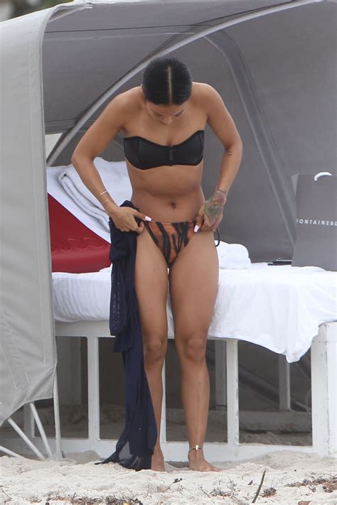 KARREUCHE TRAN In Bikini At A Beach In Miami 12 02 2016 HawtCelebs