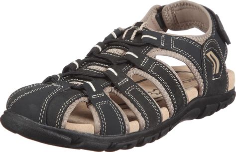 Amazon Geox Men S Uomo Sandal Strada 9 Open Toe Sandal Sandals