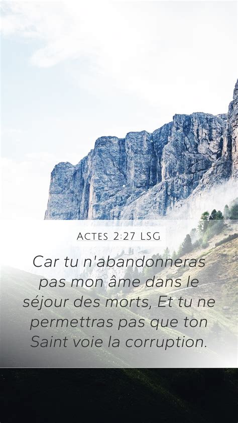 Actes 2 27 LSG Mobile Phone Wallpaper Car Tu Nabandonneras Pas Mon