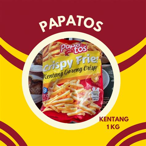 Jual Papatos Kentang Goreng 1 Kg Shopee Indonesia