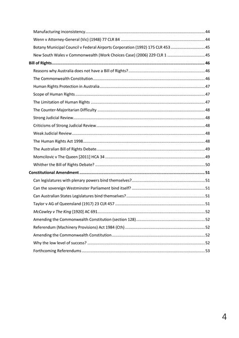 Constitutional Law Summary Notes Laws4015 Constitutional Law Wsu