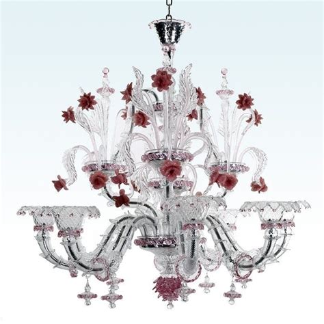 Traditional Chandelier NOA BOTTEGA VENEZIANA Blown Glass Murano