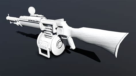 기관총 3d 모델 5 Fbx Obj Free3d