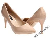 Beżowe lakierowane czółenka szpilki NUDE VICES oficjalne archiwum Allegro