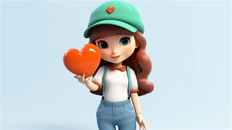 Premium Photo Portrait Of Cute Kawaii Funny Brunette Asian