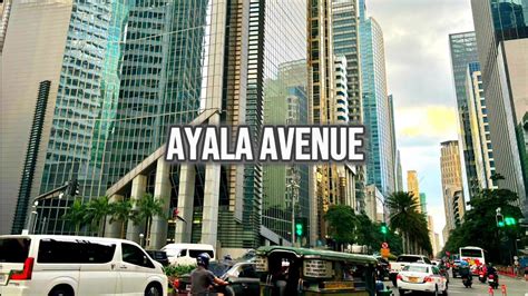 4K Afternoon Walk In Ayala Avenue Makati City Philippines January