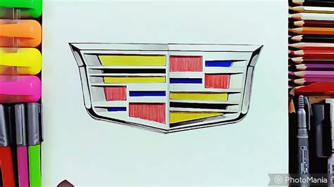 How To Draw The Cadillac Logo Cadillac Motor Car Youtube