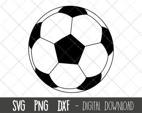 Football Svg Soccer Svg Football Clipart Soccer Ball Svg Etsy