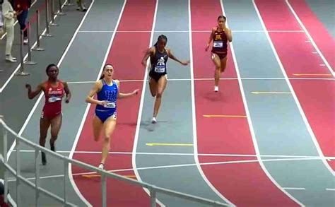 Watch Abby Steiner Breaks Merlene Ottey M Indoor Collegiate Record