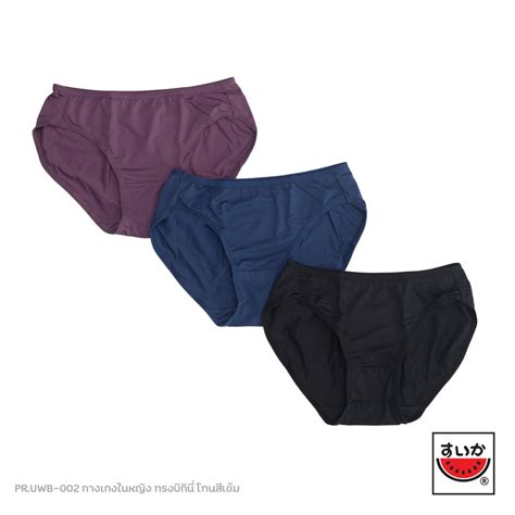 แตงโม SUIKA กางเกงชนใน ทรงครงตว BIKINI แพค ตว PR UWB โทนสเดม Shopee Thailand