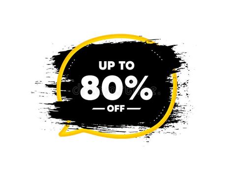 Up To Percent Off Sale Discount Offer Price Sign Vector Stock