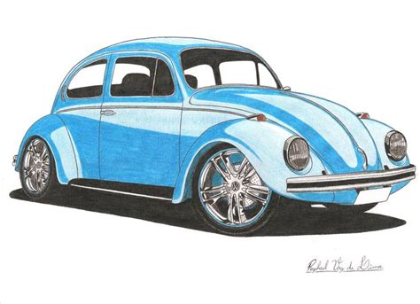 Desenhos De Classicos Feito A Lapiseira Desenhos De Fusca Fusca