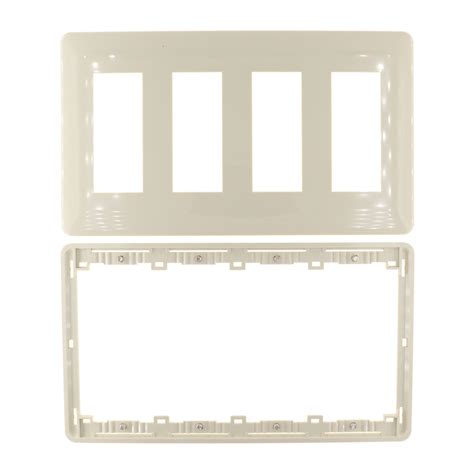 UNIVERSAL-DOUGLAS WN-6012W-8 MODERN PLATE, 4-GANG, 12-DEVICE, FULL-COL ...